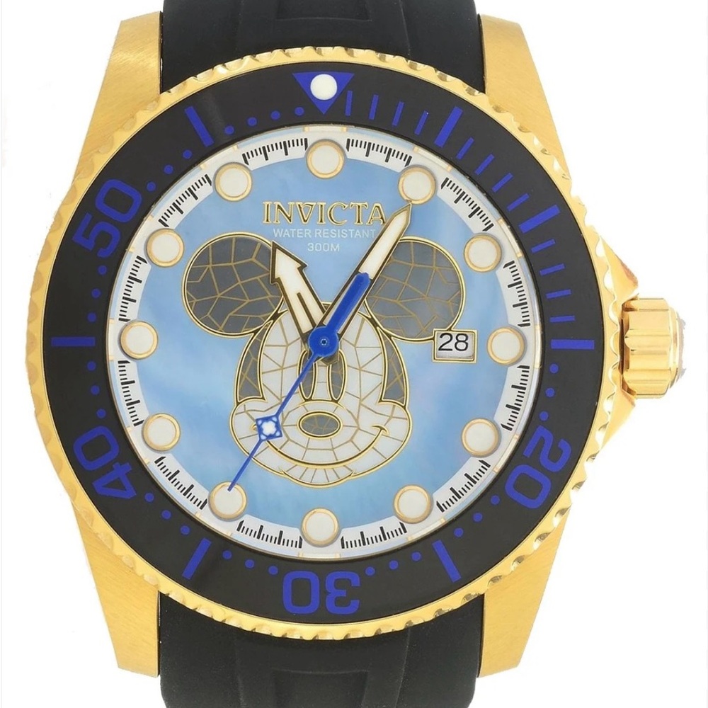 Invicta  Mickey Mouse Automatic Watch Limited Edition Grand  Diver 47mm 22751
